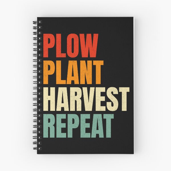 Item preview, Plow Plant Harvest Repeat Farming designed and sold by PrintCrafting.