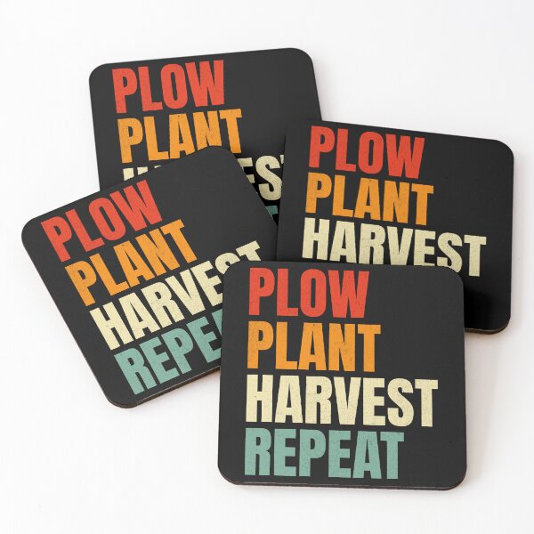 Item preview, Plow Plant Harvest Repeat Farming designed and sold by PrintCrafting.