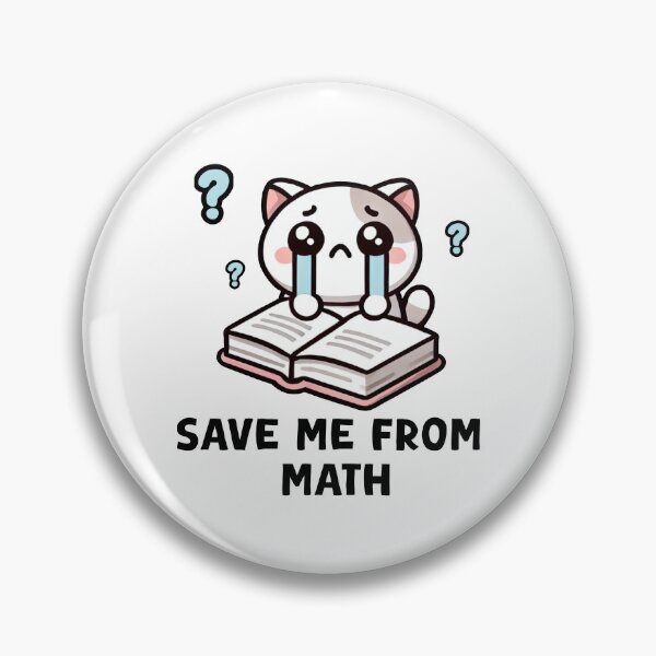 Item preview, Save Me From Math Cute Cat Crying Study designed and sold by 1GN1T1.