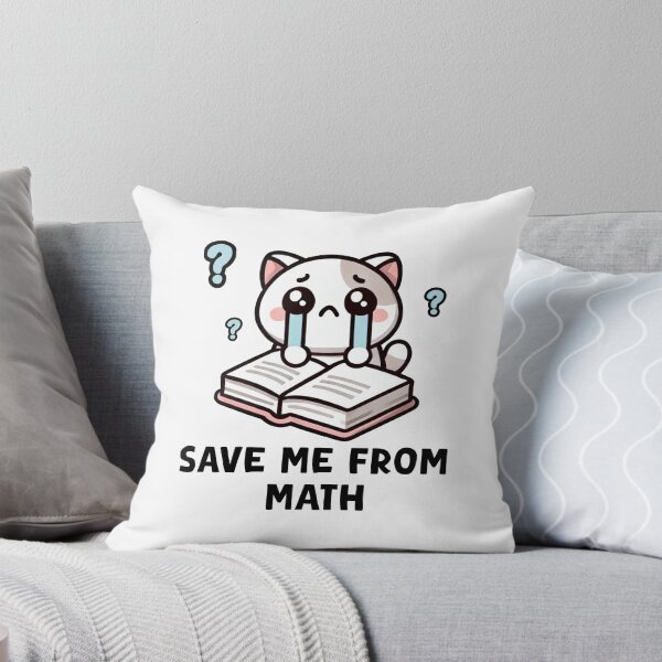 Item preview, Save Me From Math Cute Cat Crying Study designed and sold by 1GN1T1.