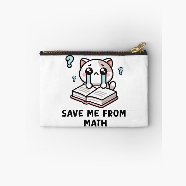Item preview, Save Me From Math Cute Cat Crying Study designed and sold by 1GN1T1.