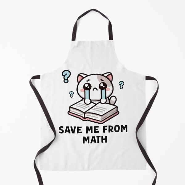 Item preview, Save Me From Math Cute Cat Crying Study designed and sold by 1GN1T1.