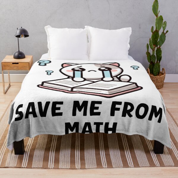 Item preview, Save Me From Math Cute Cat Crying Study designed and sold by 1GN1T1.