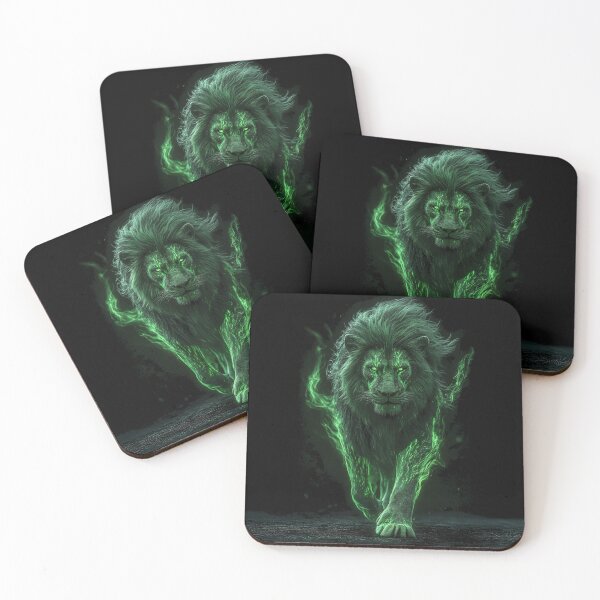Item preview, Powerful Green Lion in Mystical Smoke designed and sold by Reichcorp.