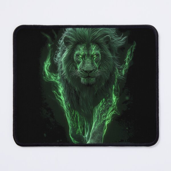 Item preview, Powerful Green Lion in Mystical Smoke designed and sold by Reichcorp.