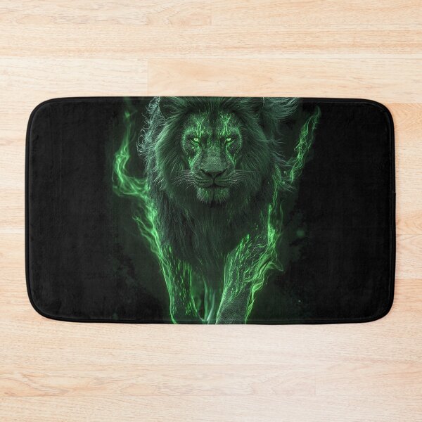 Item preview, Powerful Green Lion in Mystical Smoke designed and sold by Reichcorp.