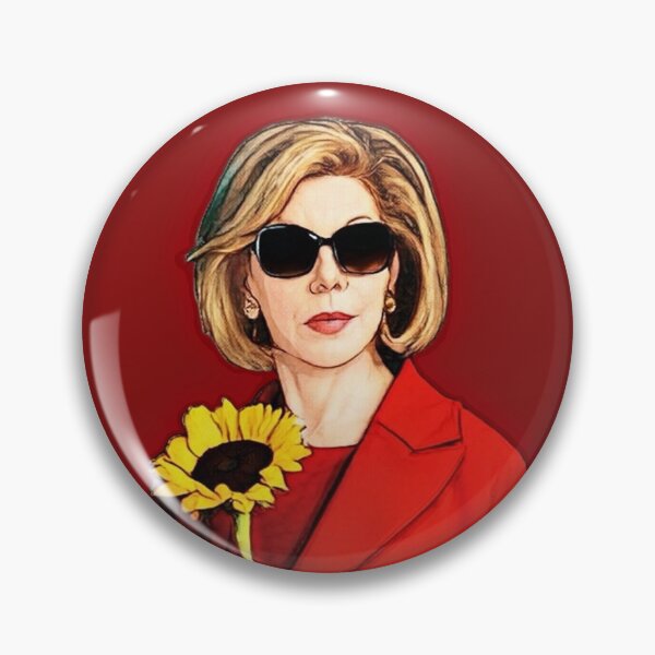 Item preview, Diane Lockhart The Good Fight Sunflower designed and sold by baranskini.