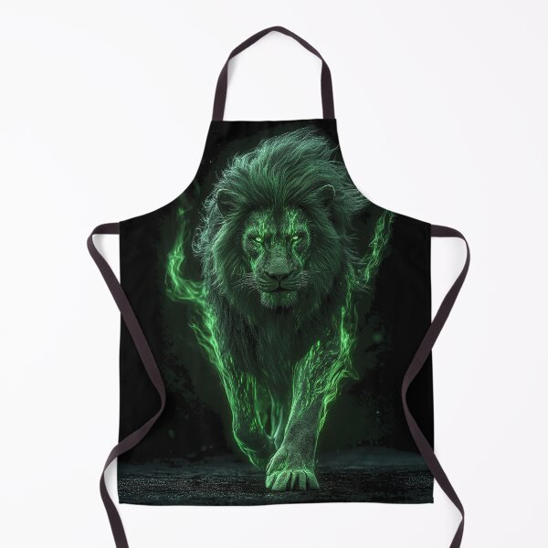 Item preview, Powerful Green Lion in Mystical Smoke designed and sold by Reichcorp.