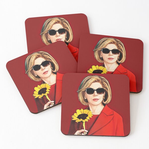 Item preview, Diane Lockhart The Good Fight Sunflower designed and sold by baranskini.