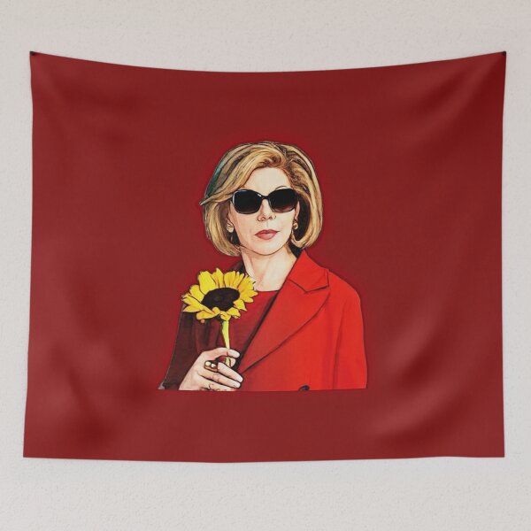 Item preview, Diane Lockhart The Good Fight Sunflower designed and sold by baranskini.