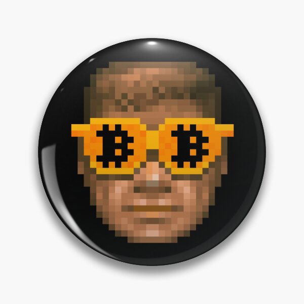 Item preview, Bitcoin God Gaming Pixel Art designed and sold by CyberRex.