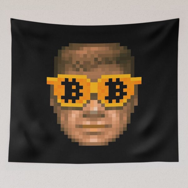 Item preview, Bitcoin God Gaming Pixel Art designed and sold by CyberRex.