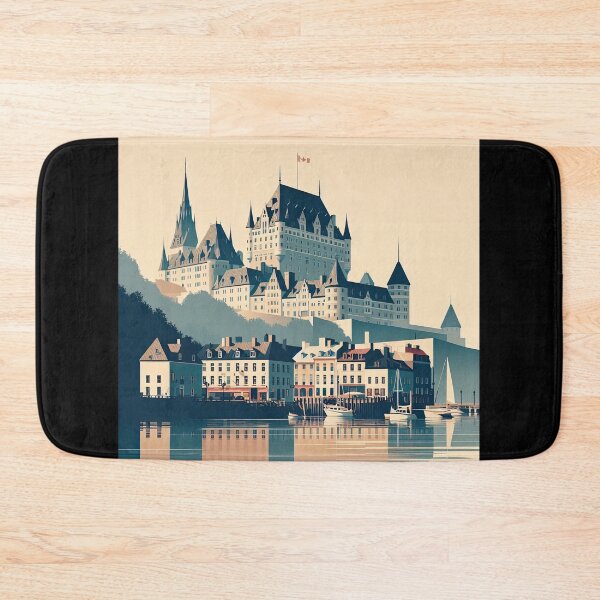 Item preview, Old Quebec City Minimalism Art Style designed and sold by artofuniverse.