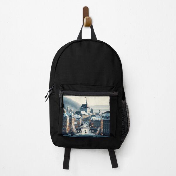 Item preview, Old Quebec City Minimalism Art Style designed and sold by artofuniverse.