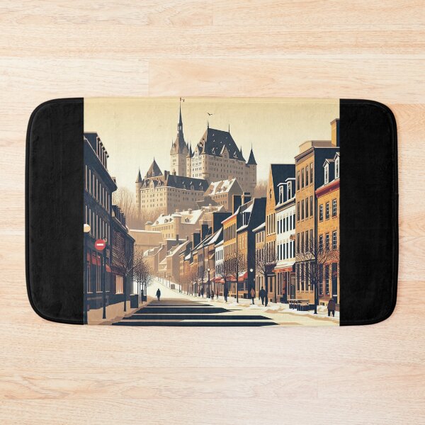 Item preview, Old Quebec City Minimalism Art Style designed and sold by artofuniverse.