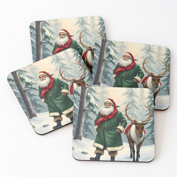 Item preview, Santa Claus & Reindeer designed and sold by martinwalker.