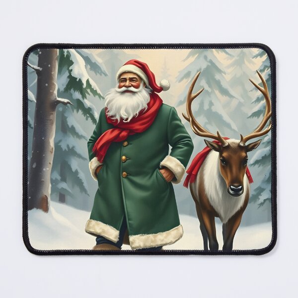 Item preview, Santa Claus & Reindeer designed and sold by martinwalker.