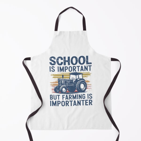 Item preview, School Is Important Farming Is Importanter Funny designed and sold by PrintCrafting.