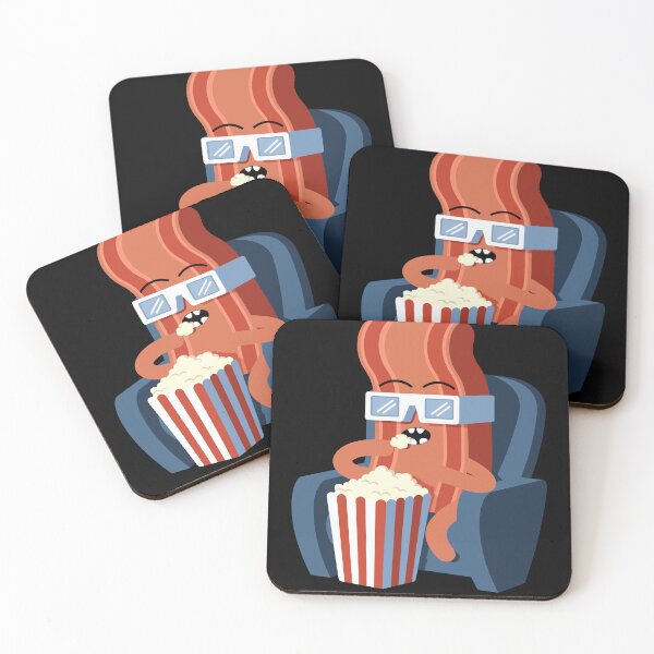 Item preview, Fun Cartoon Character Eating Popcorn designed and sold by InsanseCreation.