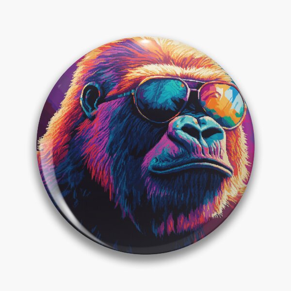 Item preview, Cosmic Gorilla Pixel Art designed and sold by Kaos-Bit.