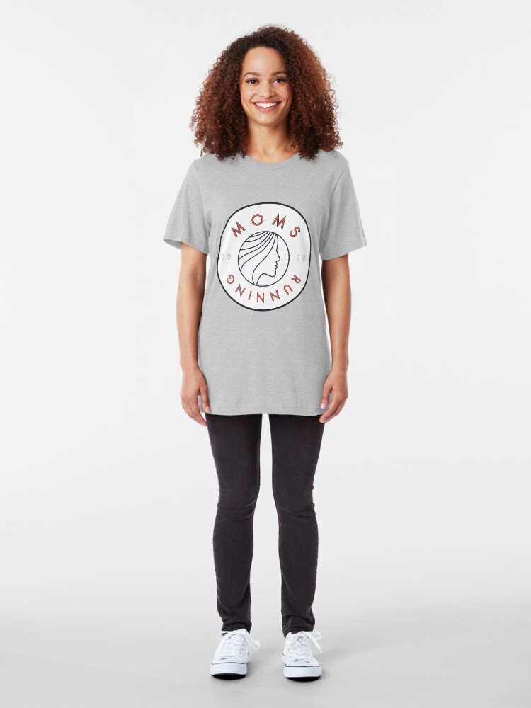 Alternate view of Moms Running T-Shirt Slim Fit T-Shirt