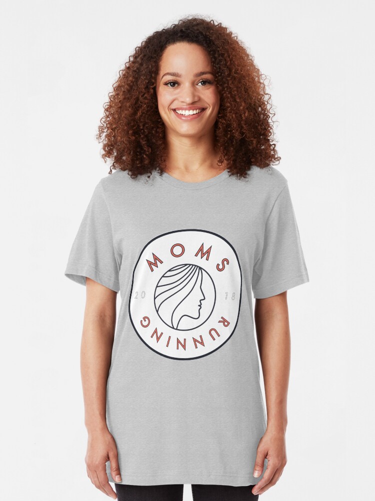 Alternate view of Moms Running T-Shirt Slim Fit T-Shirt