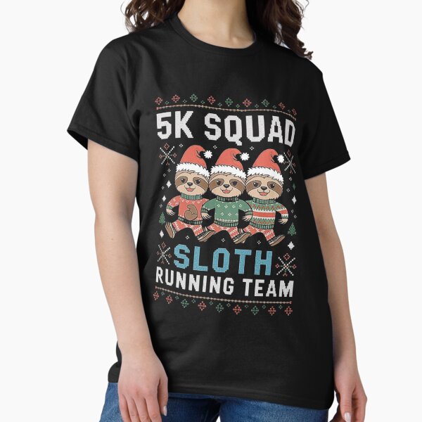 Item preview, Sloth Running Team Christmas 5K Squad Design designed and sold by love3617.
