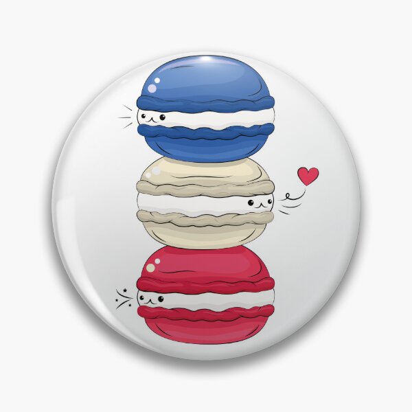 Item preview, Cute Kawaii Illustration of Macarons. French Dish designed and sold by AdiApparel.