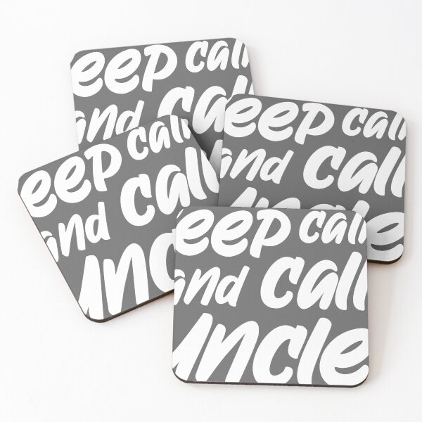 Item preview, Keep Calm and Call Uncle designed and sold by BestRebel.