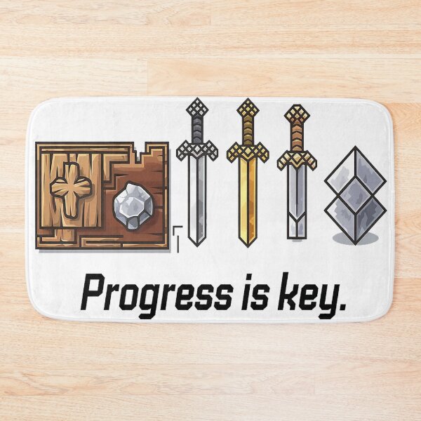 Item preview, Progress is key designed and sold by Thompika.