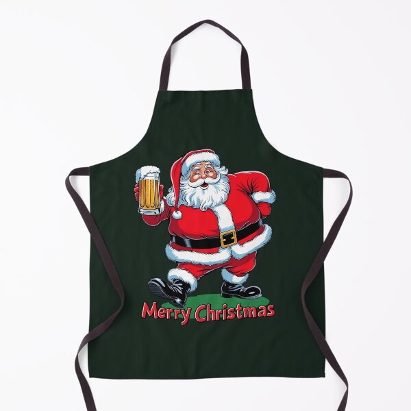 Artikelvorschau, Lustiger Weihnachtsmann mit Bierkrug – Merry Christmas entworfen und verkauft von HolaJosephina.