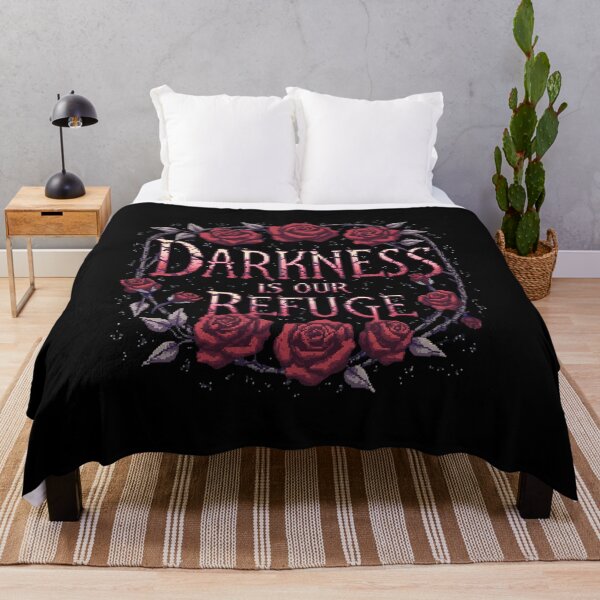 Item preview, Goth Pixel DARKNESS IS OUR REFUGE designed and sold by SignumShop.