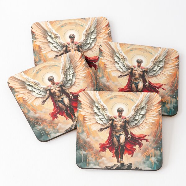 Item preview, Archangel Michael Red and Blue designed and sold by PyxieZen.