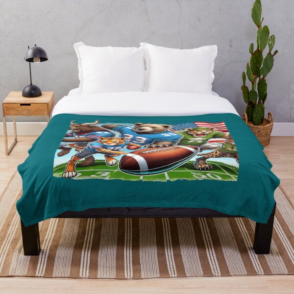 Item preview, animals playing football designed and sold by E.D.CH designs..