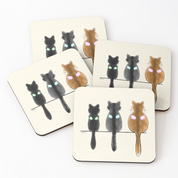 Item preview, Angel Black Cat, Angel Gray Cat, Angel Orange Cat designed and sold by TurtuShop.