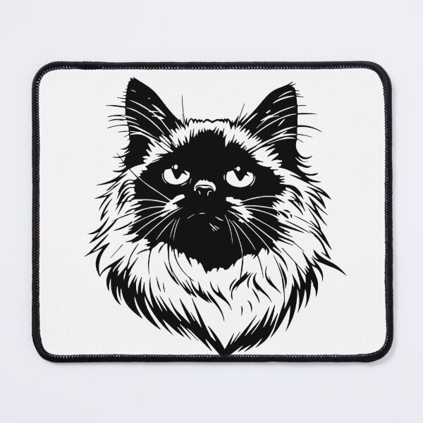 Item preview, Birman Cat Minimalist Line Art Illustration designed and sold by House Of Roza.