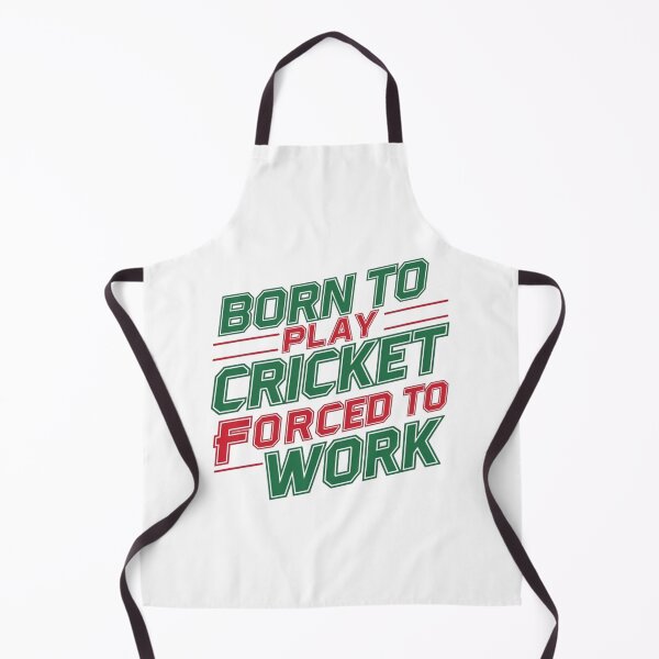 Item preview, Born To Play Cricket Forced To Work designed and sold by Jollys-ArtShop.