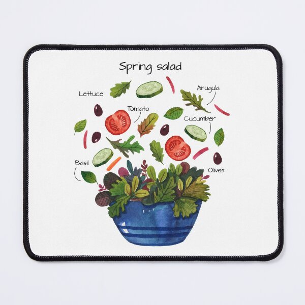 Item preview, Spring Salad Recipe designed and sold by kimberpix.