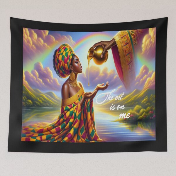 Item preview, The Oil Is On Me | Christian Artwork | Black History Art | Religition Artwork | Christian Print | Christian Art | Christian Wall Decor designed and sold by Ladymb.