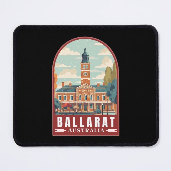 Item preview, Ballarat in Victoria Australia Art Travel Landscape designed and sold by MaateoDesign.