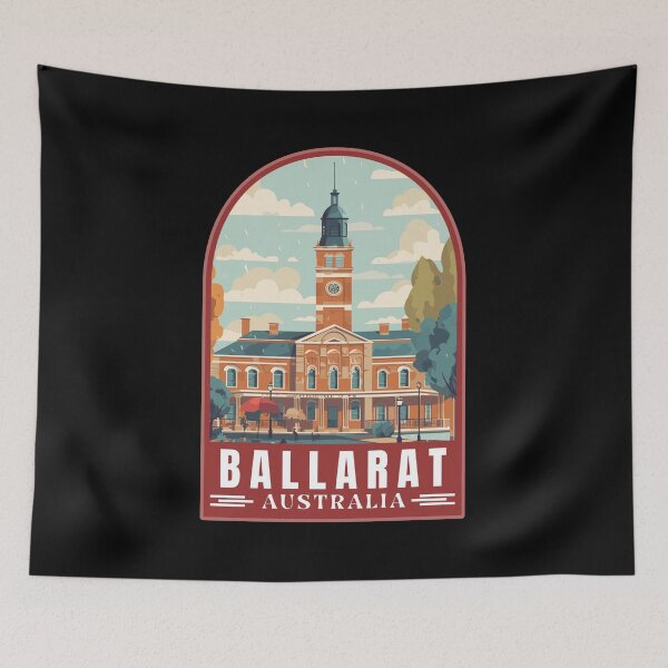 Item preview, Ballarat in Victoria Australia Art Travel Landscape designed and sold by MaateoDesign.