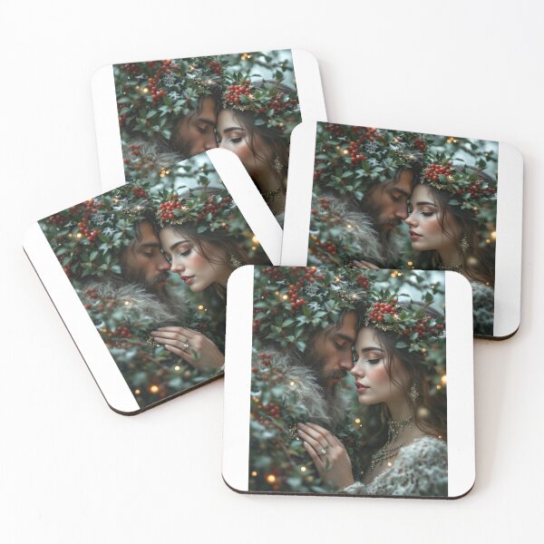 Item preview, Pagan Couple. Winter Solstice Yule. designed and sold by SoniaSarkali.