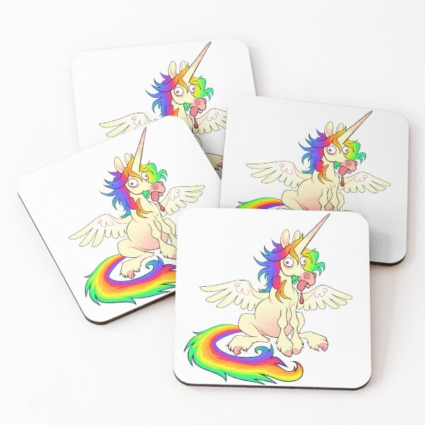 Item preview, Drooling Rainbow Unicorn Pegasus designed and sold by ViggoUno.