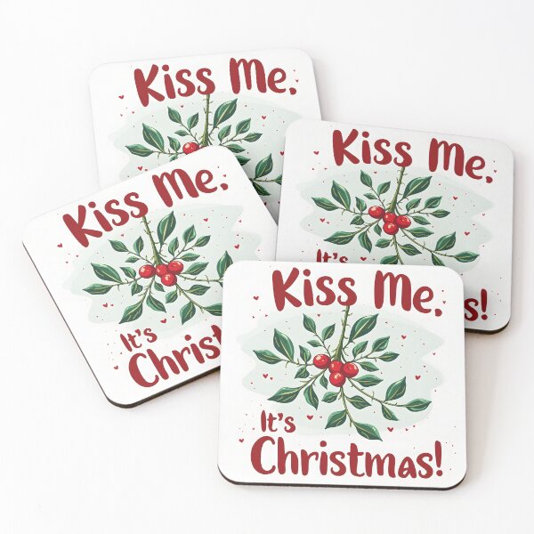 Item preview, Kiss Me Under the Mistletoe designed and sold by InkExpression.