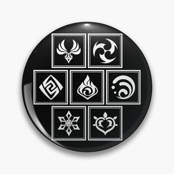 Item preview, Genshin Impact Elements designed and sold by Gamify Store.