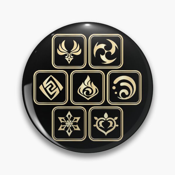 Item preview, Genshin Impact Elements designed and sold by Gamify Store.