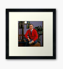 Mr Rogers - Won, bist du mein Nachbar? Gerahmtes Wandbild