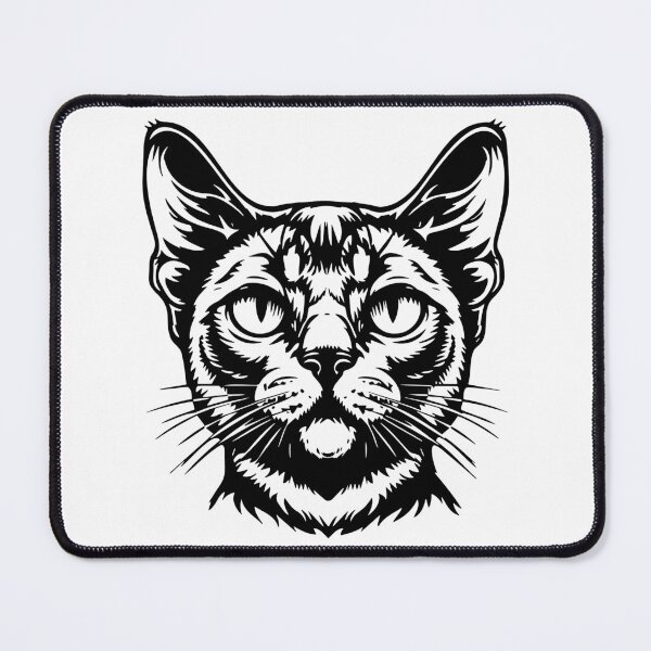 Item preview, Devon Rex Cat Minimalist Line Art Illustration designed and sold by House Of Roza.