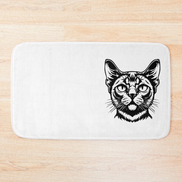 Item preview, Devon Rex Cat Minimalist Line Art Illustration designed and sold by House Of Roza.
