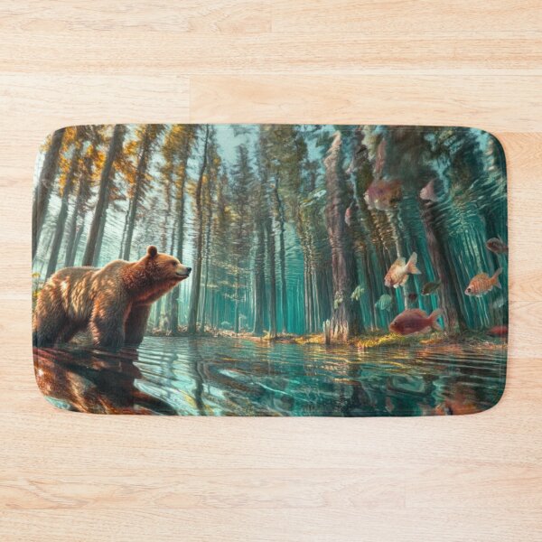 Artikelvorschau, Bär unter Wasser entworfen und verkauft von patternshoprad.
